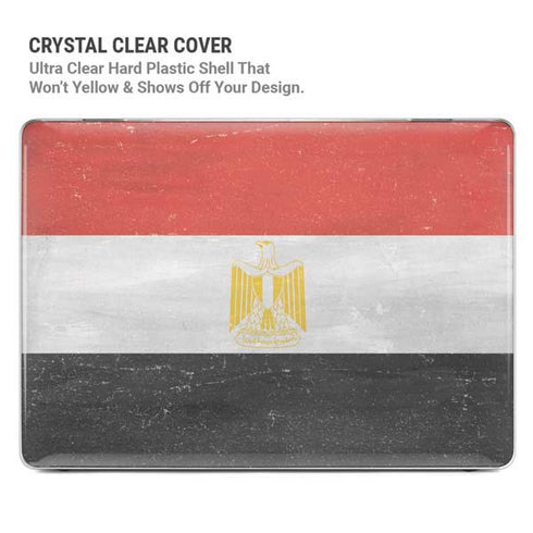 Egyptian Flag Distressed MacBook Air 15in (2023-2025) Case plus Skin