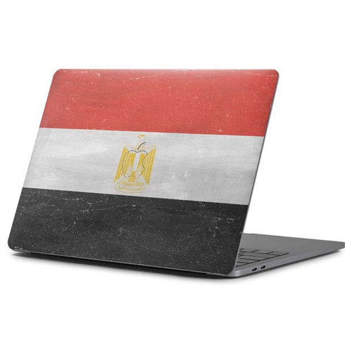 Egyptian Flag Distressed Apple MacBook Pro 13-inch Skin