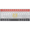 Egyptian Flag Distressed Magic Keyboard Skin