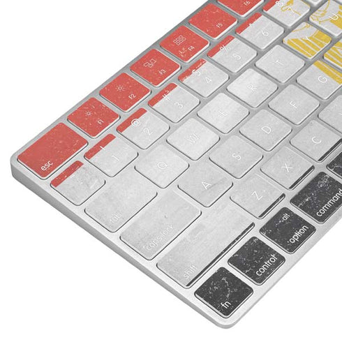 Egyptian Flag Distressed Magic Keyboard Skin