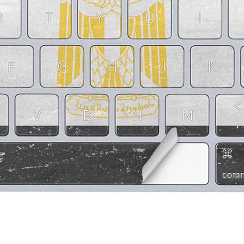Egyptian Flag Distressed Magic Keyboard Skin