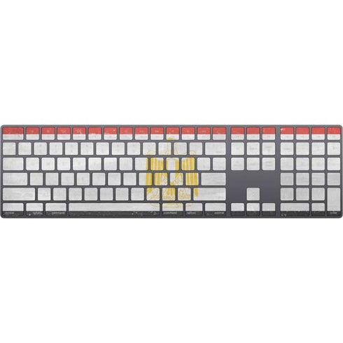 Egyptian Flag Distressed Magic Keyboard with Numeric Keypad Skin