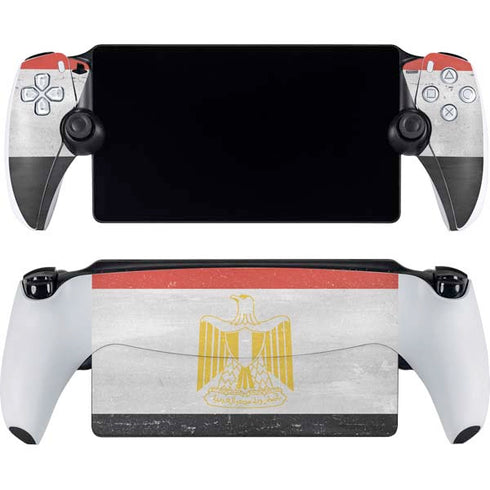 Egyptian Flag Distressed PlayStation Portal Remote Player Skin
