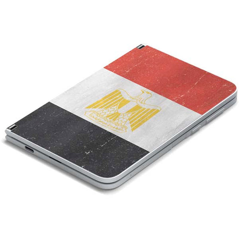 Egyptian Flag Distressed Surface Duo Skin
