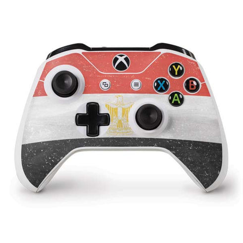 Egyptian Flag Distressed Xbox One S Controller Skin