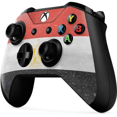 Egyptian Flag Distressed Xbox One X Controller Skin
