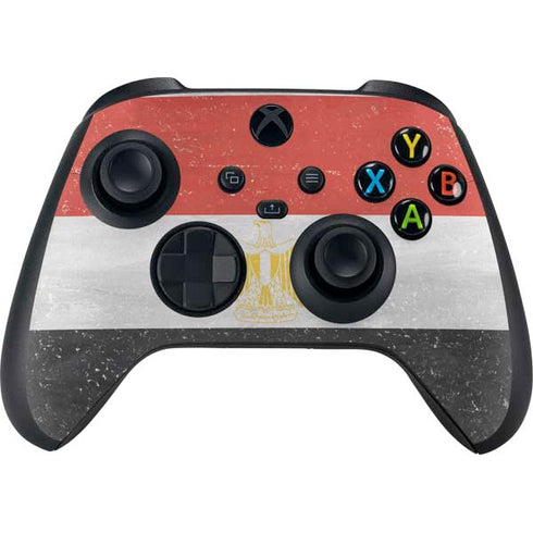 Egyptian Flag Distressed Xbox Series X Controller Skin