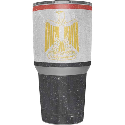 Egyptian Flag Distressed Yeti 30oz Rambler Tumbler Skin