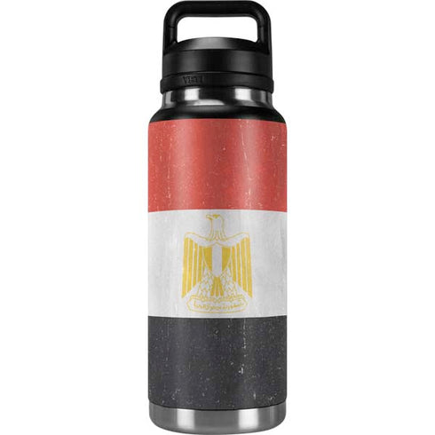 Egyptian Flag Distressed YETI Rambler 36oz Bottle Skin