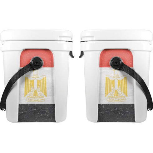 Egyptian Flag Distressed YETI Roadie 24 Hard Cooler Skin