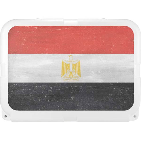 Egyptian Flag Distressed YETI Tundra 35 Hard Cooler Skin