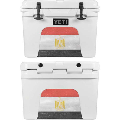 Egyptian Flag Distressed YETI Tundra 35 Hard Cooler Skin
