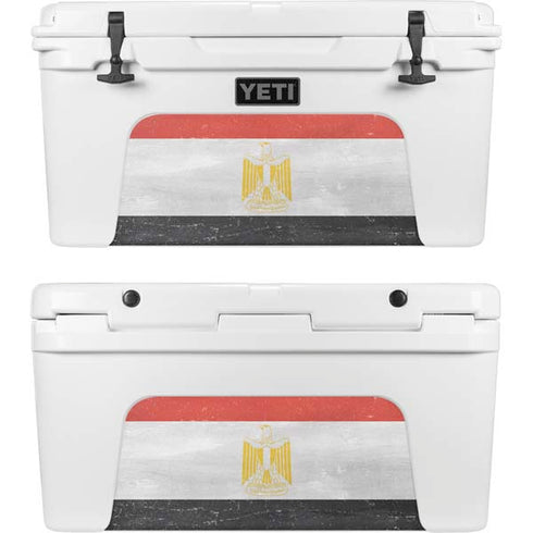Egyptian Flag Distressed YETI Tundra 65 Hard Cooler Skin