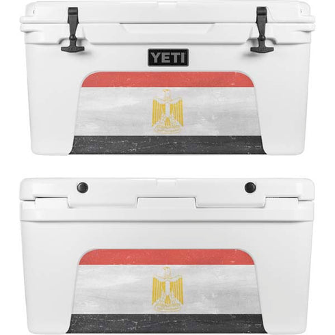 Egyptian Flag Distressed YETI Tundra 75 Hard Cooler Skin