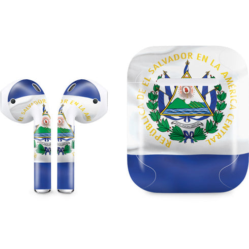El Salvador Flag Apple AirPods 2 Skin