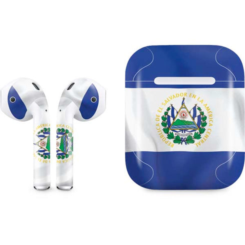 El Salvador Flag Apple AirPods Skin