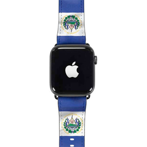 El Salvador Flag Apple Watch Band 42-44mm