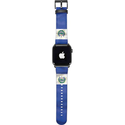 El Salvador Flag Apple Watch Band 42-44mm