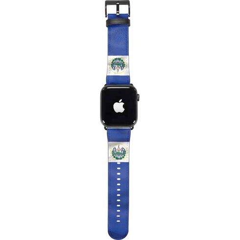 El Salvador Flag Apple Watch Band 38-40mm
