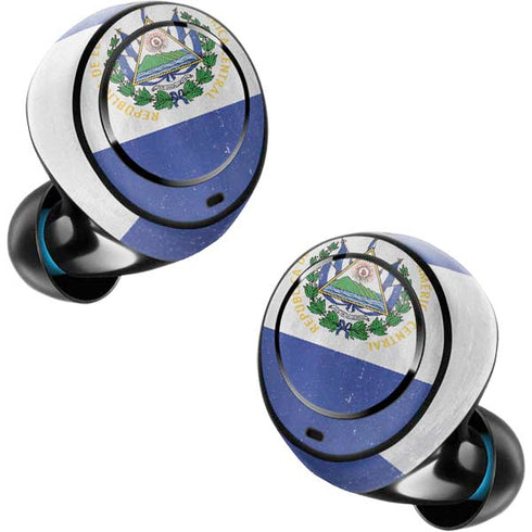 El Salvador Flag Distressed Amazon Echo Buds Skin