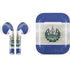 El Salvador Flag Distressed Apple AirPods Skin