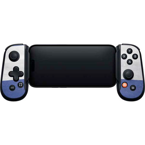 El Salvador Flag Distressed Backbone One for iPhone Game Controller Skin