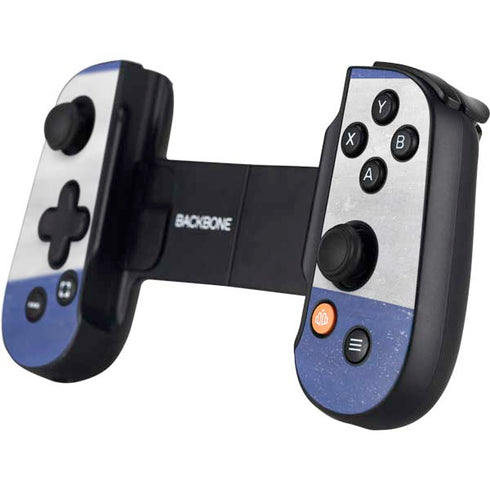 El Salvador Flag Distressed Backbone One for iPhone Game Controller Skin