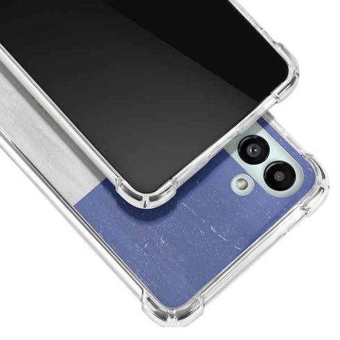 El Salvador Flag Distressed Galaxy A13 5G Clear Case