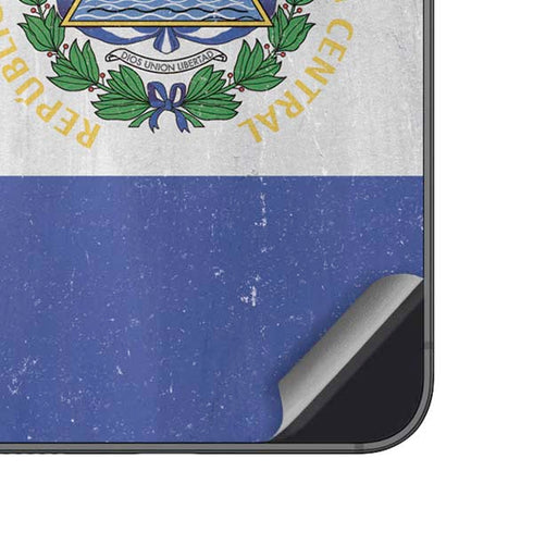 El Salvador Flag Distressed Galaxy A14 5G Skin