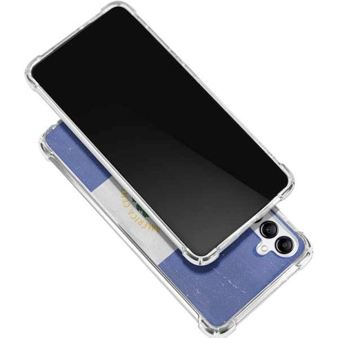 El Salvador Flag Distressed Galaxy A15 5G Clear Case
