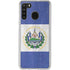 El Salvador Flag Distressed Galaxy A21 Clear Case