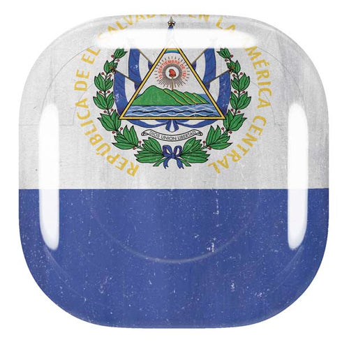 El Salvador Flag Distressed Galaxy Buds Pro Skin