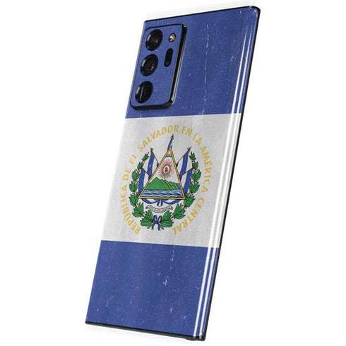 El Salvador Flag Distressed Galaxy Note20 Ultra 5G Skin