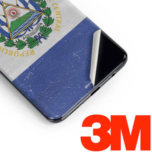 El Salvador Flag Distressed Galaxy S10 Skin