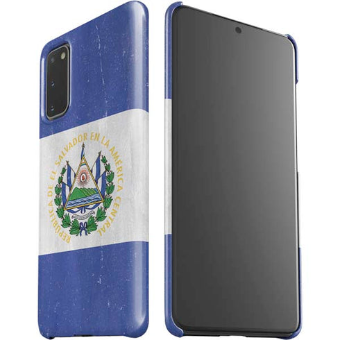 El Salvador Flag Distressed Galaxy S20 Lite Case
