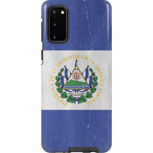 El Salvador Flag Distressed Galaxy S20 Pro Case
