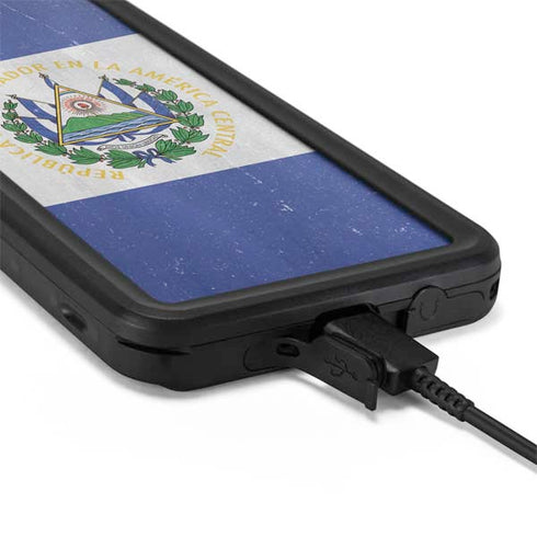 El Salvador Flag Distressed Galaxy S20 Waterproof Case