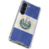 El Salvador Flag Distressed Galaxy S23 Clear Case