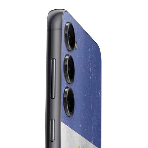 El Salvador Flag Distressed Galaxy S23 Skin