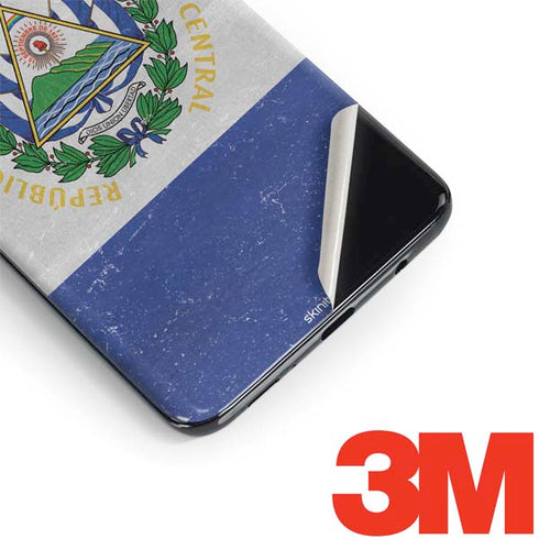 El Salvador Flag Distressed Galaxy S9 Plus Skin