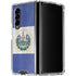 El Salvador Flag Distressed Galaxy Z Fold4 5G Clear Case