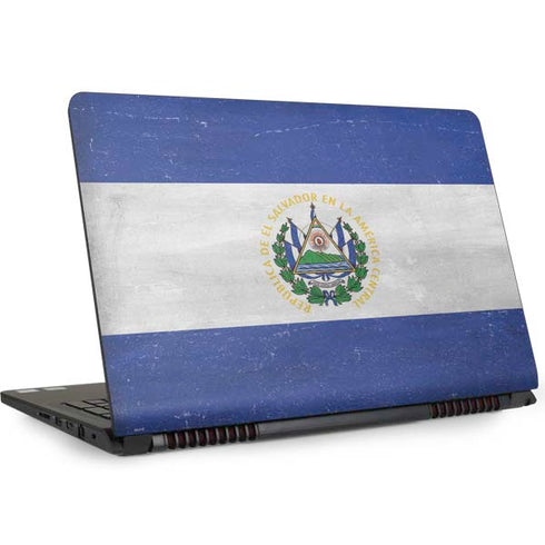 El Salvador Flag Distressed Dell Inspiron Skin