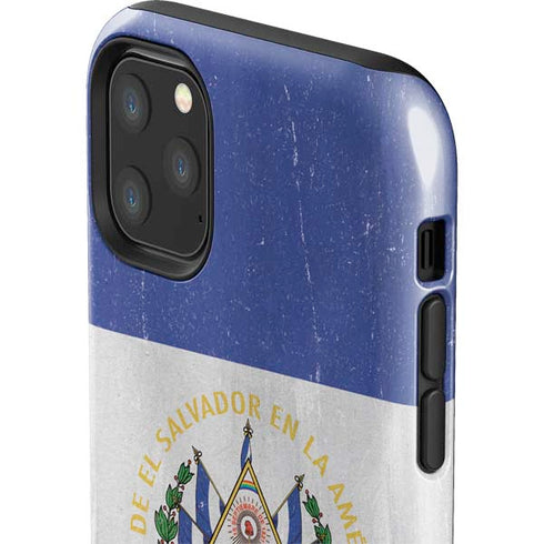 El Salvador Flag Distressed iPhone 11 Pro Max Impact Case