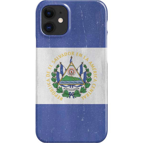 El Salvador Flag Distressed iPhone 12 Mini Lite Case