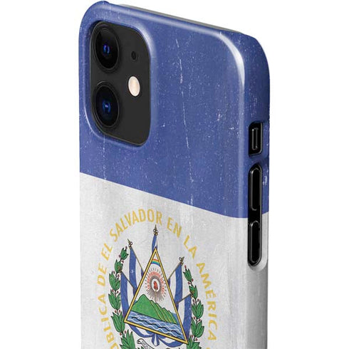 El Salvador Flag Distressed iPhone 12 Mini Lite Case