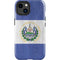 El Salvador Flag Distressed iPhone 14 Plus Impact Case