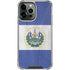 El Salvador Flag Distressed iPhone 14 Pro Max Clear Case
