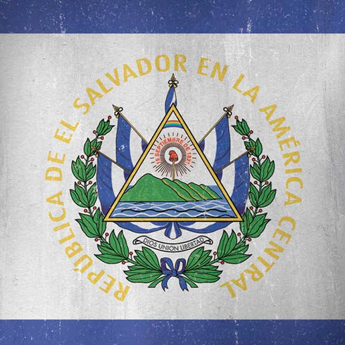El Salvador Flag Distressed iPhone X Skin