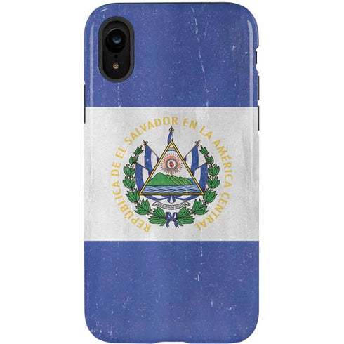 El Salvador Flag Distressed iPhone XR Pro Case