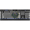 El Salvador Flag Distressed K95 RGB PLATINUM Mechanical Gaming Keyboard Skin